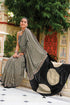 Vasthrlay Fashion Stripes Printed Ethnic Wear