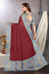 Vasthrlay Fashion Chiffon Dusty Turquoise Ethnic Wear