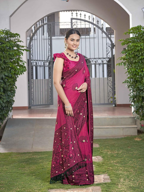 Vasthrlay Trendy Banarasi Jacquard Blouse