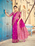 Vasthrlay Kanjivaram Unstitched Jacquard Stylish Saree