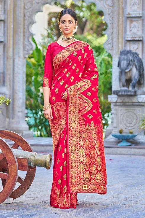 Vasthrlay Banarasi Rama Ethnic Wear
