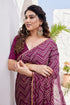 Vasthrlay Fashion Georgette Sequins Navy Ethnic Wear