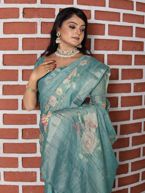 Vasthrlay Handloom Unstitched Saree