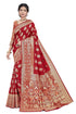 Vasthrlay Banarasi Blouse Bridal Red Ethnic Wear