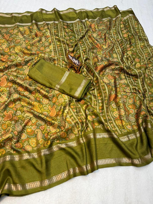 Vasthrlay Kashmiri Weaving Mehendi1