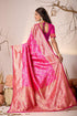 Vasthrlay Pink Silk Saree
