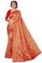 Vasthrlay Banarasi Gs Wedding Red Ethnic Wear