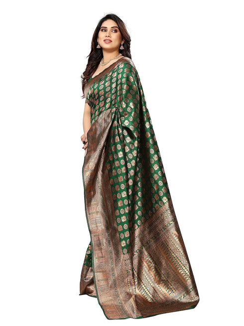 VasthrlayKanjivaram Banarasi Paithani Unstitched Ethnic Wear
