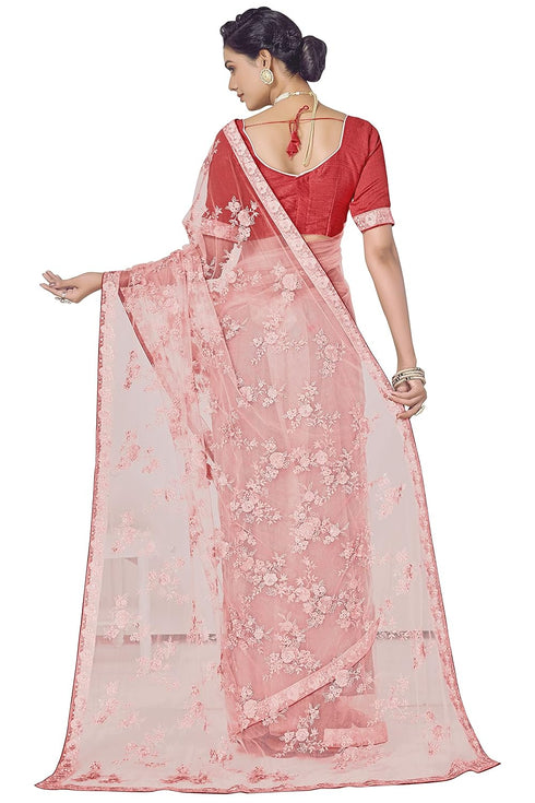 Vasthrlay Embroidery Gs Pink Ethnic Wear
