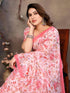 Vasthrlay Brown Unstitched Saree