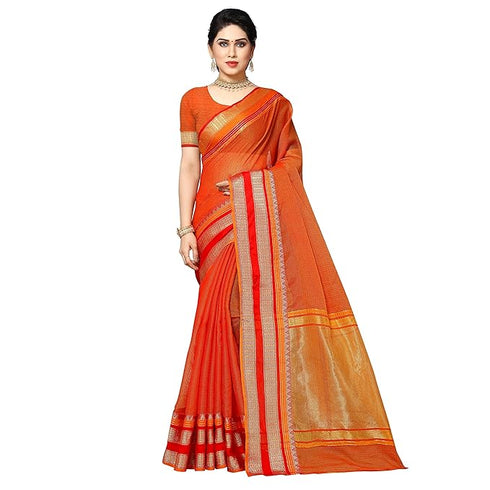 Sidhidata Women'S Temple Border Kota Doria Cotton Manipuri Saree