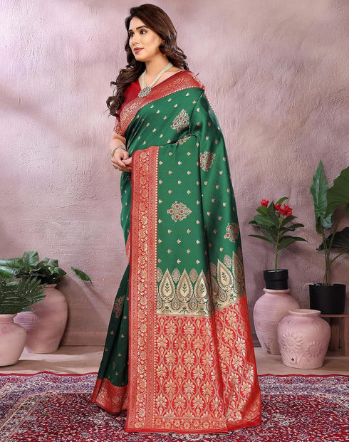 Vasthrlay Kanjivaram Banarasi Wedding Sari Az Ys Shakshi Saree