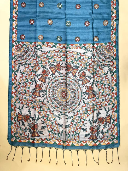 Vasthrlay Kalamkari Beautiful Darkgrey