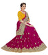 Vasthrlay Embroidery Unstitch Yellow Ethnic Wear