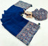 Vasthrlay Ajrakh Saree Crepe