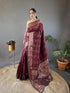 Vasthrlay Women's Kanjivaram Cotton Unstitched Saree