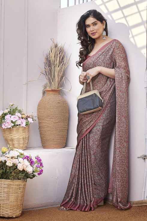 Vasthrlay Fashion Chiffon Printed Ethnic Wear
