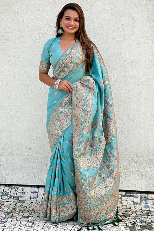 Vasthrlay Kanjivaram Unstitched Blouse Ethnic Wear