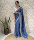 Vasthrlay Georgette Embellishments Embroidered Traditional
