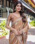 Vasthrlay Handloom Turquoise Traditional Saree