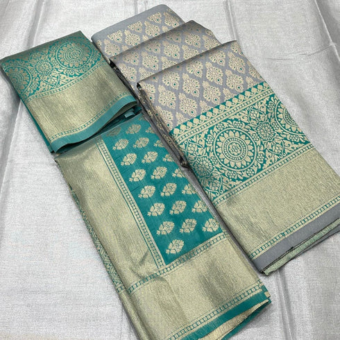 Vasthrlay Traditional Unstitched Kanjivaram Kanchipuram