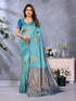 Vasthrlay Banarasi Unstitched Saree