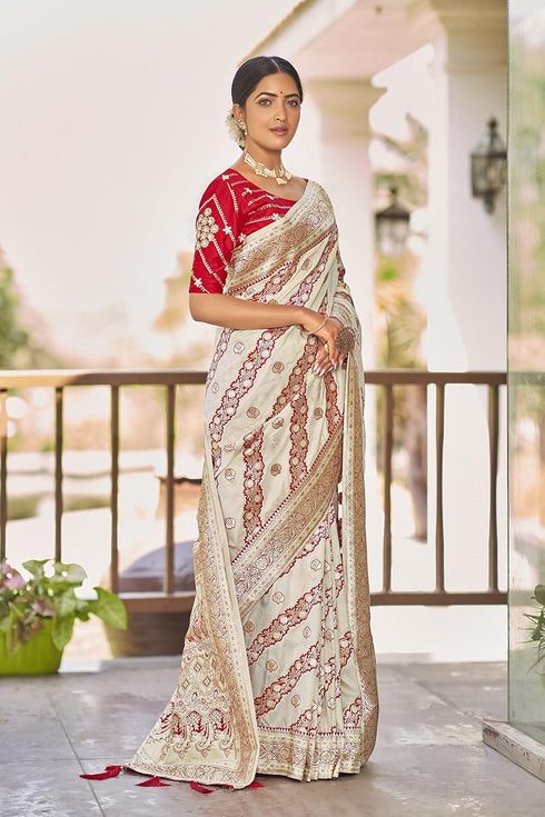 Vasthrlay Adorable Pattern Banarasi Piece Mn1738