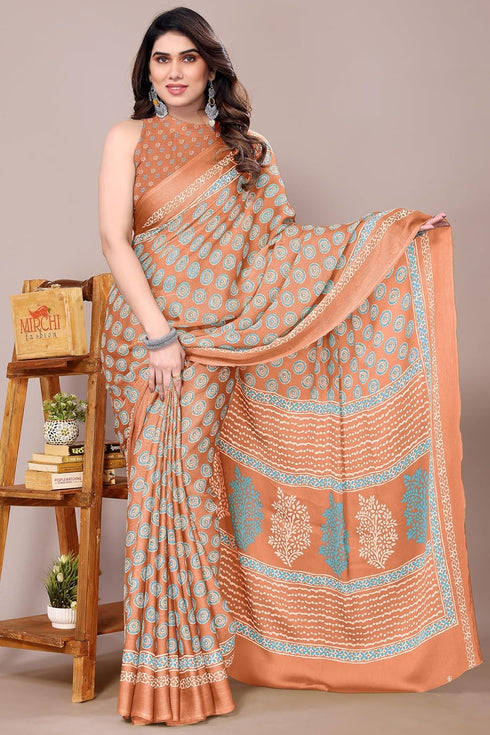Vasthrlay Fashion Chiffon Printed Ethnic Wear