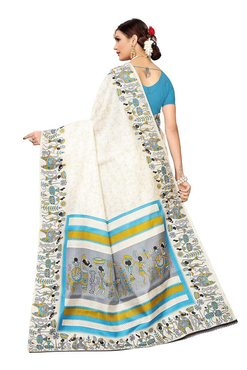 Vasthrlay Blouse Piece Sdpl Vivo Indigo Ethnic Wear