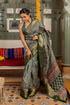Vasthrlay Fashion Paisley Printed Grey Ethnic Wear