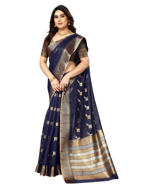 Vasthrlay Jacquard Unstitched Saree