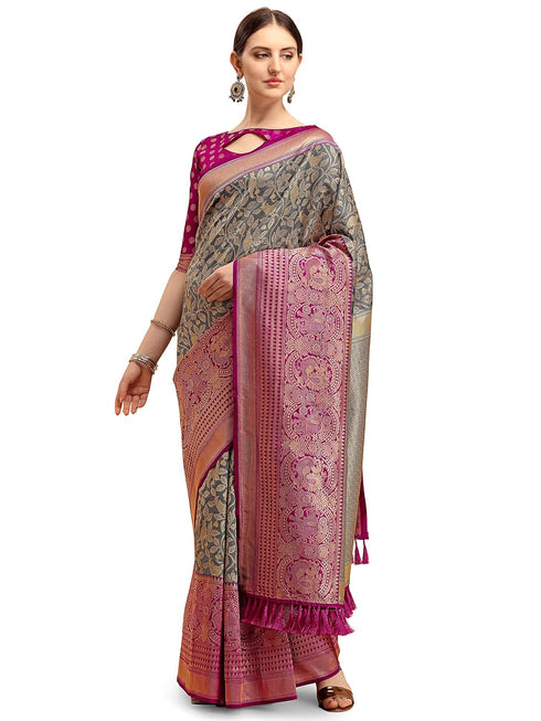 Vasthrlay Banarasi Weaving Saree