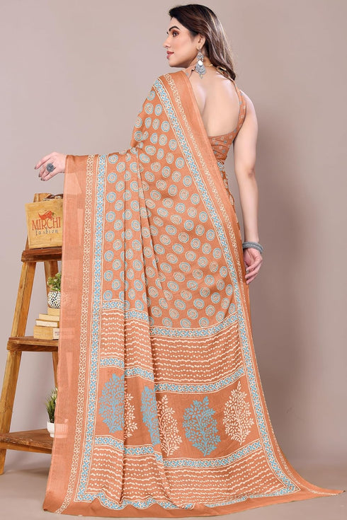 Vasthrlay Fashion Chiffon Printed Ethnic Wear