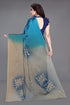 Vasthrlay Fashion Chiffon Printed Grey Ethnic Wear
