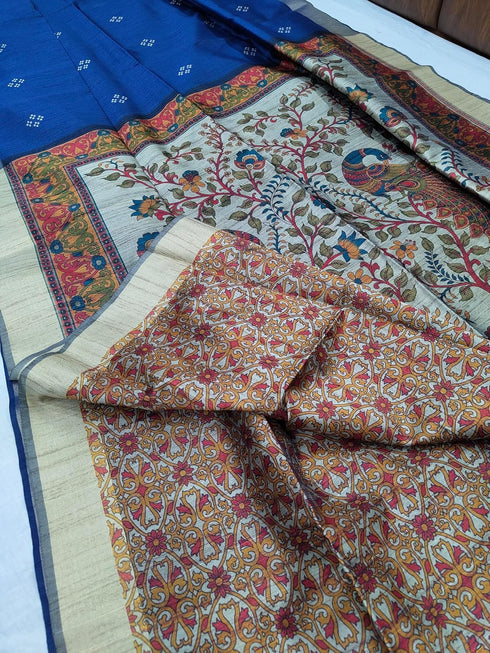 Vasthrlay Tussar Soft Saree