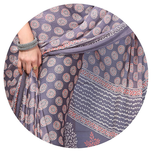 Vasthrlay Fashion Chiffon Printed Ethnic Wear