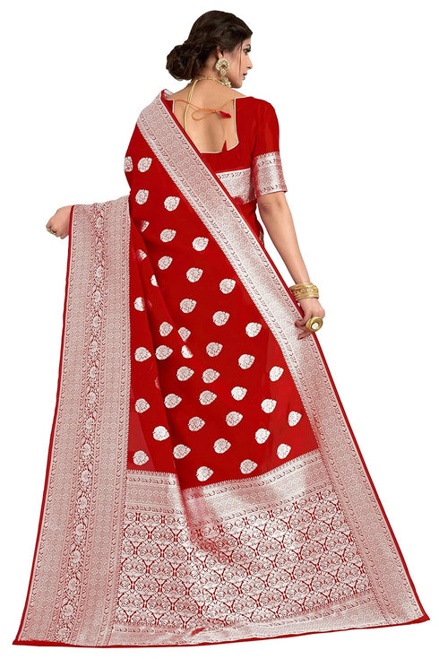 Vasthrlay Banarasi Gs Peach Ethnic Wear