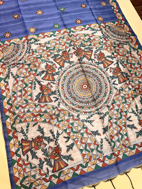 Vasthrlay Kalamkari Beautiful Darkgrey