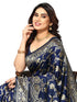 Vasthrlay Kanjivaram Unstitched Saree