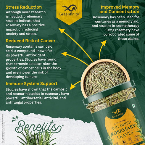 GreenFinity Sun Dried Rosemary Leaves