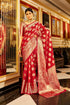 Vasthrlay Women's Organza Designer Unstitched Saree