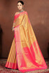 Vsathrlay Gold Kanjivaram Banarasi Festival Ethnic Wear