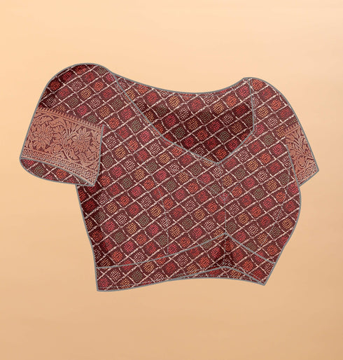 Vasthrlay Kanjivaram Traditional Unstitched Saree