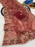 Vasthrlay Pink Embroidery Saree
