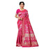 VasthrlayKanjivaram Banarasi Jacquard Pink Free Ethnic Wear