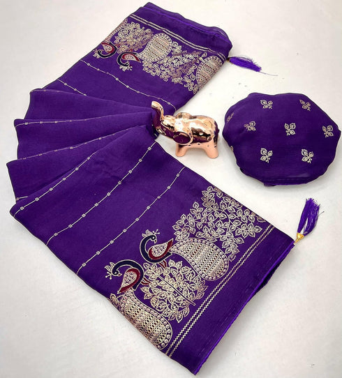 Vasthrlay Georgette Peacock
