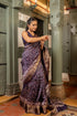 Vasthrlay Fashion Paisley Printed Grey Ethnic Wear