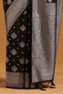 Vasthrlay Black Viscose Floral