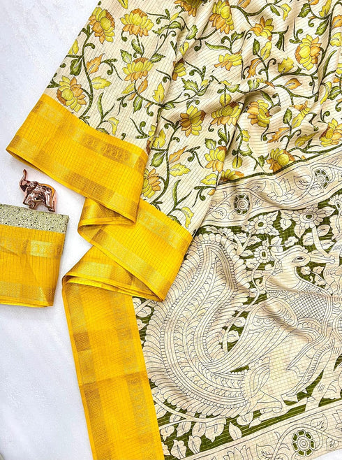 Vasthrlay Tussar Silk Saree