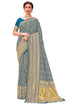 Vasthrlay Banarasi Pink Ethnic Wear